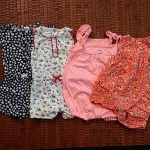 Baby girl summer rompers